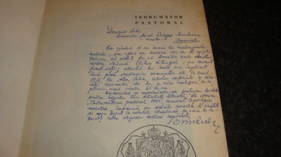 Indrumator Pastoral - 1983 - dedicatie si autograf Episcopul Emilian foto