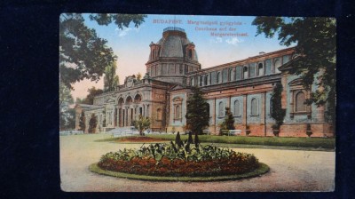 Budapesta - Courthaus ouf der Margareteninsel - vedere circulata 1915 foto