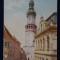 Sopron - Varostorony - vedere 1913 circulata - timbru cu supratipar