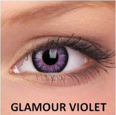 Lentile de contact colorate Glamour Violet. foto