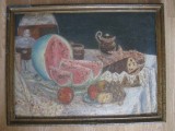 PICTURA IN ULEI PE CARTON DIN ANII 50