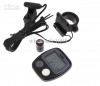 Ciclocomputer Bicicleta Waterproof cu Vitezometru, Distanta, Timp si Ceas. Kit Complet cu Baterie
