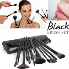 SUPER SET PROFESIONAL DE PENSULE PENTRU MAKEUP MACHIAJ EXCEPTIONAL 12 PIESE CALITATE SUPERIOARA MAKE-UP MAKE UP foto