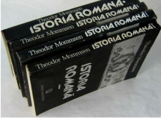 Th. Mommsen ISTORIA ROMANA 4 volume set complet foto