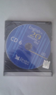CD ENGLISH IN 20 MINUTES A DAY ,READERS DIGEST NOU SIGILAT foto