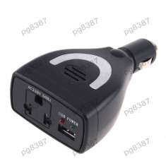 Invertor 12V-220V, 75W-111061 foto