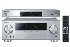 Receiver plus blu-ray Pioneer VSX-423, bdp-160, noi/sigilate foto