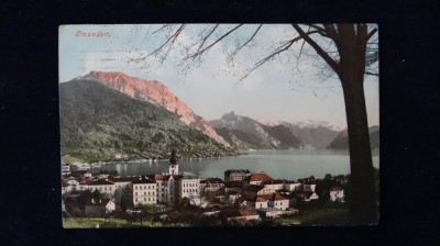 Gmunden - No 929 - 1908 -Circulat foto