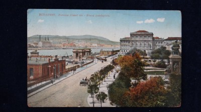 Budapesta - Ferencz Jozsel ter - Franz Josefsplatz - Vedere circulata - foto