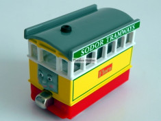 Take-n-Play cu magnet - Thomas and Friends trenulet - FLORA locomotiva tramvai ( transport 2.6 RON la plata in avans ) - CA NOU foto