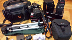 Sony Alpha 350, Kit complet foto