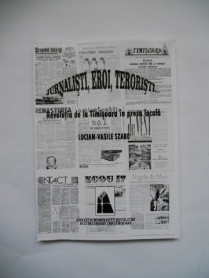 CARTE BANAT-REVOLUTIA DE LA TIMISOARA IN PRESA LOCALA, 2009 foto