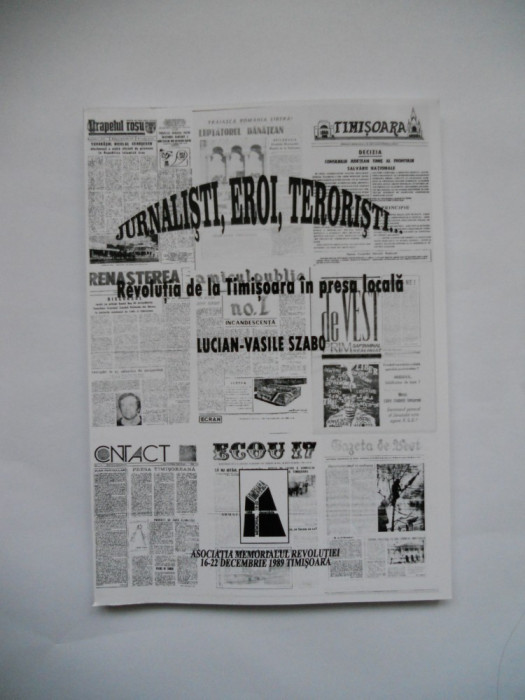 CARTE BANAT-REVOLUTIA DE LA TIMISOARA IN PRESA LOCALA, 2009