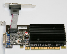 Placa video MSI NX8400GS 512MB, LOW PROFIL(carcase inguste) , DVI, VGA, PCI-Ex, ULTRASILENT .....PROBA !!...GARANTIE !! foto