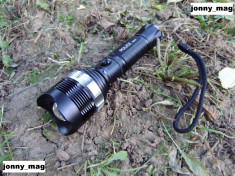 Lanterna POWER LIGHT Mega ZOOM cu Led CREE Q5 NOU foto