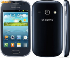 Samsung S6810 Galaxy Fame Mettalic Blue + Casti Originale (HS130) si Husa silicon inclusa foto