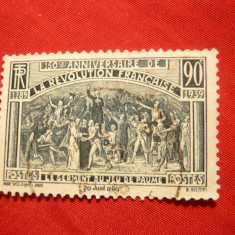 Serie 150 Ani de la Revolutie 1939 Franta , 1 val.stamp.