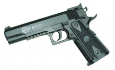 Pistol COLT.45 USA aer comprimat (CO2), ORIGINAL, PUTERNIC,pusca,airsoft!+ BONUS = PROMOTIE ! foto
