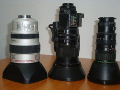 canon video lens 16x zoom xl 5,5-88mm IS II &amp;amp;amp; fujinon foto