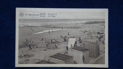 Mariakerke - Plaja - Vedere Albert circulata 1933 - stampila Oostende foto