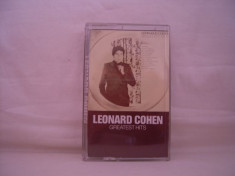 Vand caseta audio Leonard Cohen - Greatest Hits, originala foto