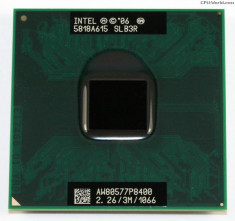 PROCESOR LAPTOP INTEL Core2 Duo P8400 (3M Cache, 2.26 GHz, 1066 MHz FSB) foto