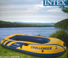 Vand barca INTEX 2 persoane,3 camere de aer,dimensiuni 2,36x1,14x0,41...noua,neumflata niciodata...pret 150 ron.. foto