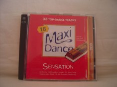 Vand CD-dublu Maxi - Dance Sensation, superselectie, original