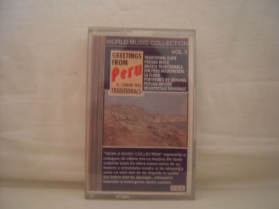 Vand caseta audio Greetings From Peru, originala foto