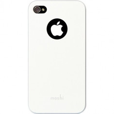 husa iPhone 4/4S Moshi iGlaze snap on case - white foto