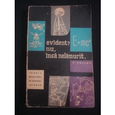 V. SMILGA - EVIDENT ? NU, INCA NELAMURIT - TEORIA RELATIVITATII PE INTELESUL TUTUROR {1963}