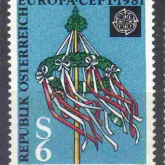 AUSTRIA 1981, EUROPA CEPT, serie neuzata, MNH