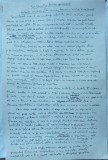 Manuscris olograf al scriitorului Demostene Botez, 3 foi A4 semnate
