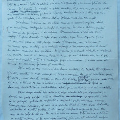 Manuscris olograf al scriitorului Demostene Botez , 3 foi A4 semnate