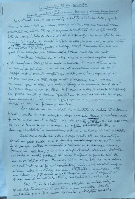 Manuscris olograf al scriitorului Demostene Botez, 3 foi A4 semnate foto