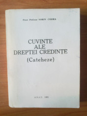 b Preot Profesor Sorin Cosma - Cuvinte ale dreptei credinte (cateheze) foto