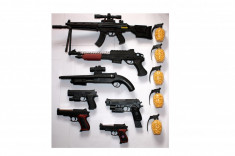 SET AIRSOFT COMPUS DIN 7 PUSTI SI PISTOALE PE ARC PROPULSIE LEGALA SPRING,LASERE+ 7000 BILE BONUS ! foto