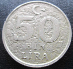 (654) TURCIA 50 BIN LIRA 2000 foto