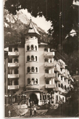 CPI (B4128) BAILE HERCULANE. HOTEL CERNA, EDITURA MERIDIANE, CIRCULATA, 1967, STAMPILA foto