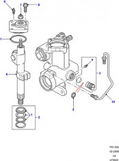 Arbore reparatie caseta directie Land Rover Defender (poz.6) foto