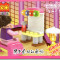 Zona de frumusete tip lego for girls, 35 piese, jucarie constructiva, Cogo 14602-3