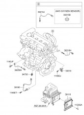 Sonda Lambda (fata/spate) Kia motor 1.4 benzina foto