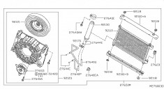 Electroventilator Aer Conditionat+ difuzor Nissan Cabstar (poz.92123) foto