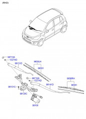 Mecanism stergatoare fata Hyundai i10 foto