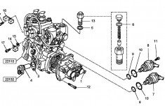 Supapa control admisie aer pompa injectie motor 4120 cmc Renault (poz.8) foto