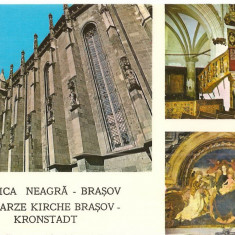 CPI (B4195) BRASOV, BISERICA NEAGRA, CARTE POSTALA NECIRCULATA