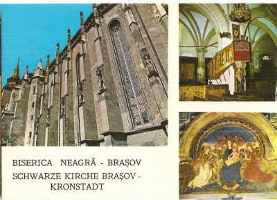 CPI (B4195) BRASOV, BISERICA NEAGRA, CARTE POSTALA NECIRCULATA foto