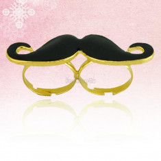 Inel fashion, model mustache ( mustata )