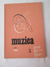 Revista Muzica 1968, nr. 3, reviste culturale vechi foto