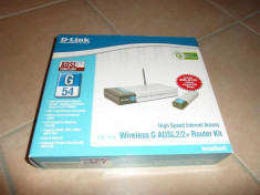 VAND ROUTER D-LINK WIRELESS G ADSL2/2+ ROUTER foto